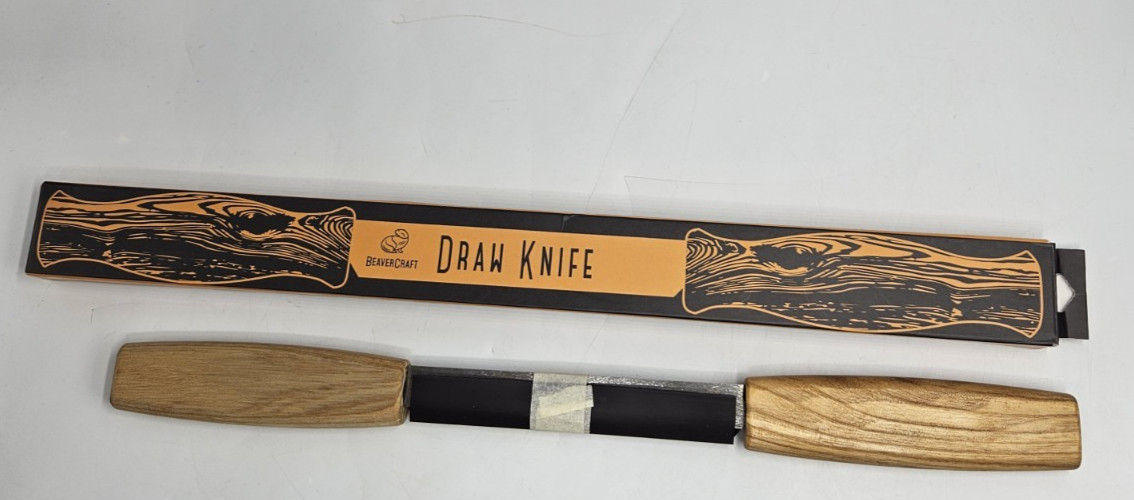 Drawknife Woodworking Tool Shaving Knife Whittling Splitting Knife BeaverCraft