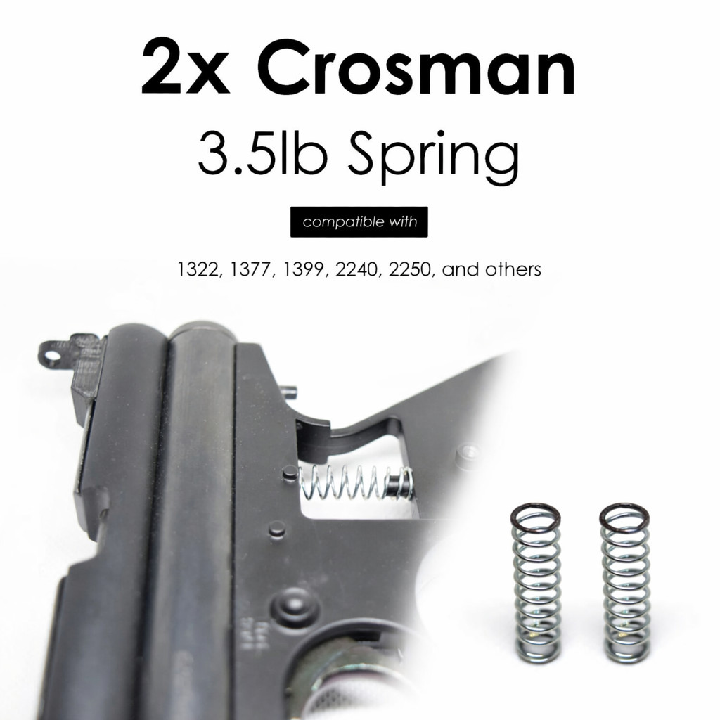 2x Crosman 3.5 lb Pull Trigger Sear Spring for 1322 2240 2250 1377 1300 2300