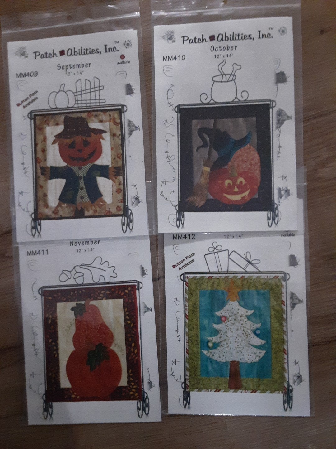 Patchabilities 12 Monthly Mini series Quilt Patterns Calendar Year Complete