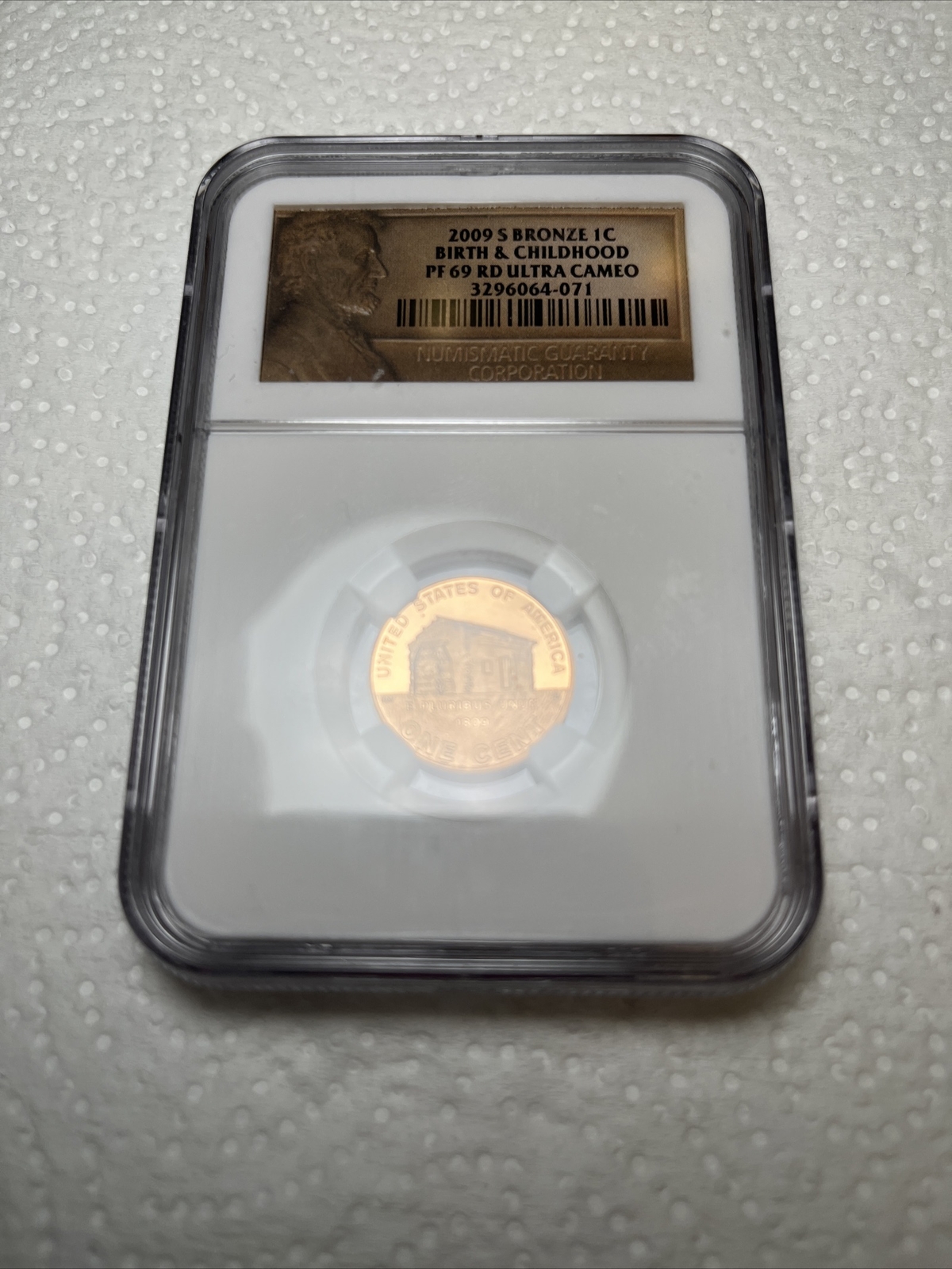 2009 S Lincoln Penny PF69 RD Ultra Cameo Birth & Childhood NGC Certified