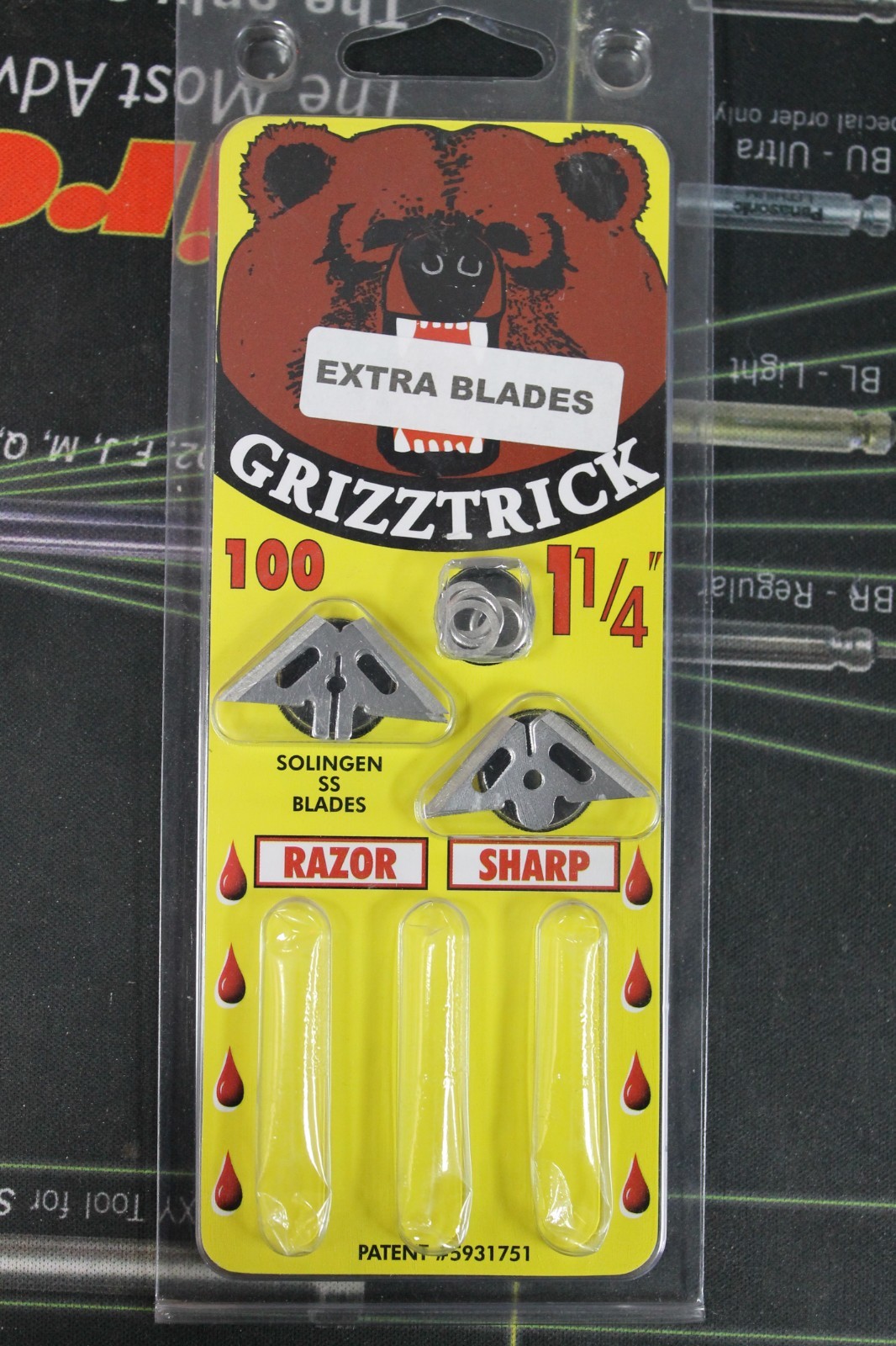 Grizz Trick Replacement Blades - 100gr - 1 1/4"