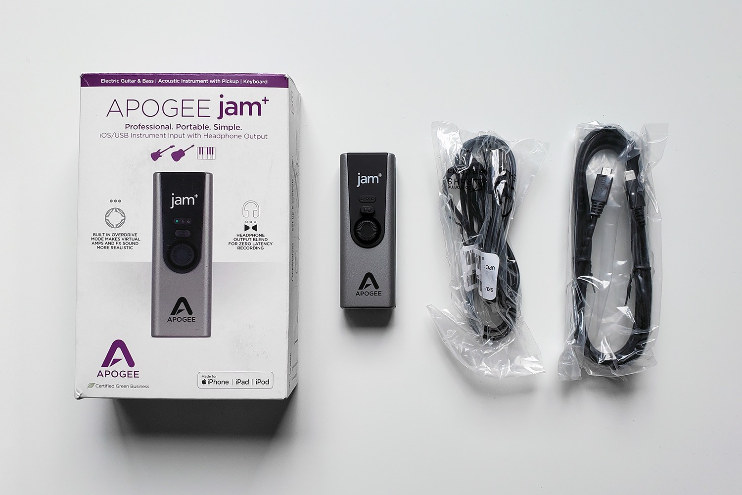 Apogee Jam Plus USB JAM+ Instrument Input for iOS, Mac, PC - FREE Shipping