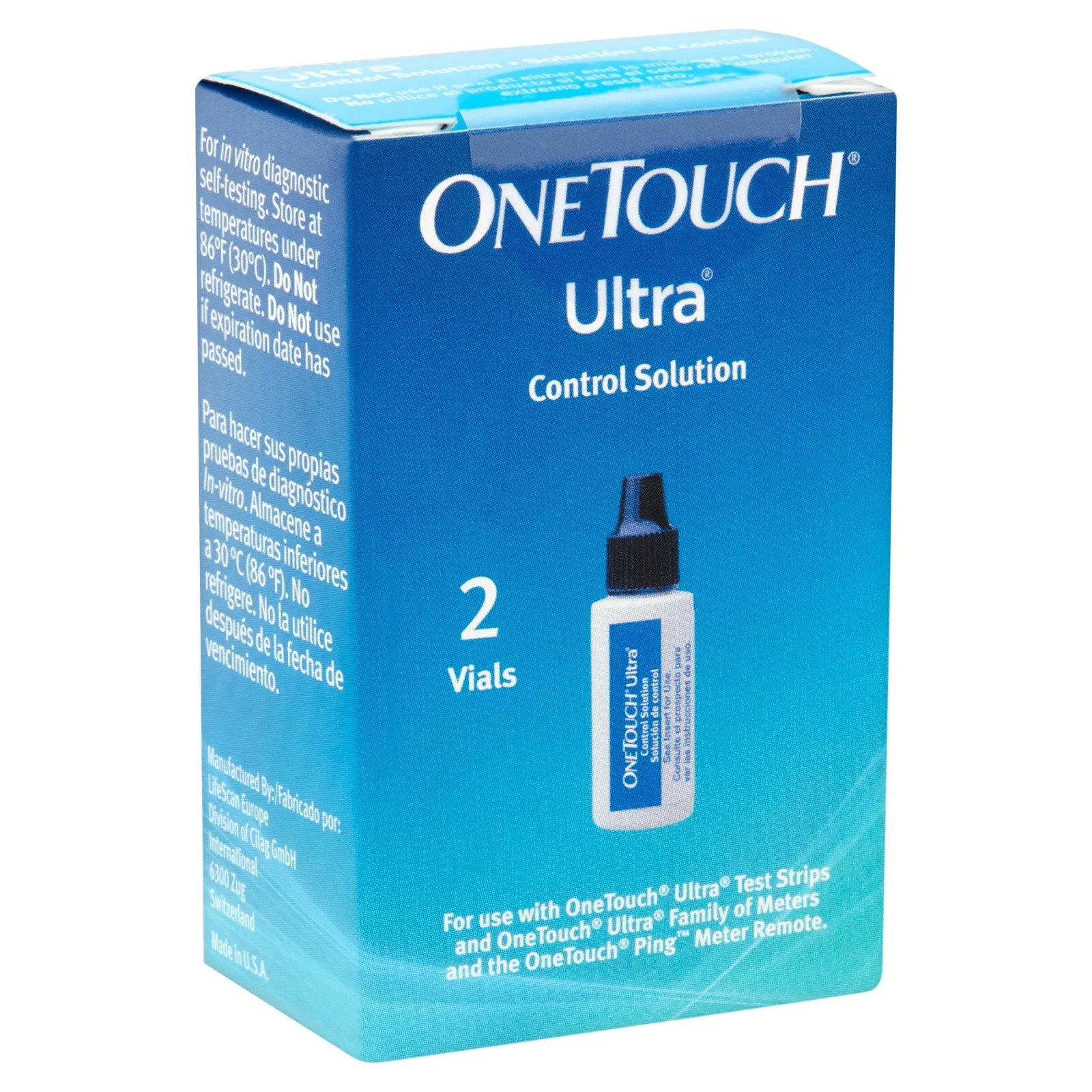 OneTouch Ultra Control Solution Vials 2 X 4 ML