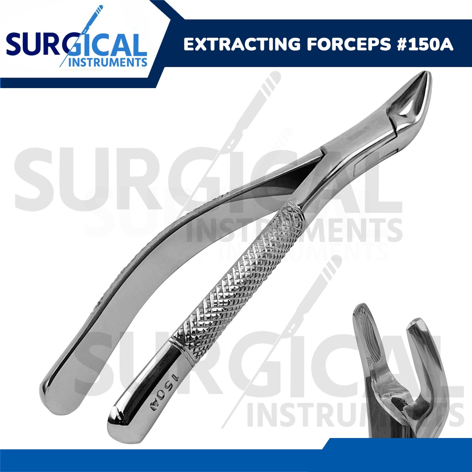 Extracting Forceps Dental Surgical Instrument #150A Stainless Steel German Grade