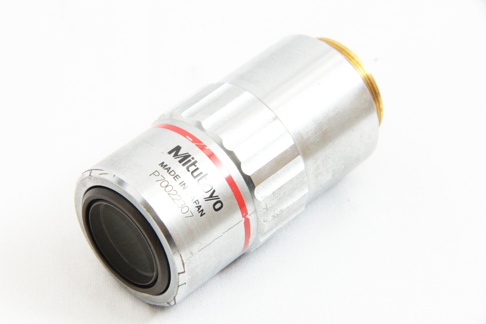 Mitutoyo M Plan Apo 5x 0.14 Infinity / 0 Microscope Objective Lens Tested #5753