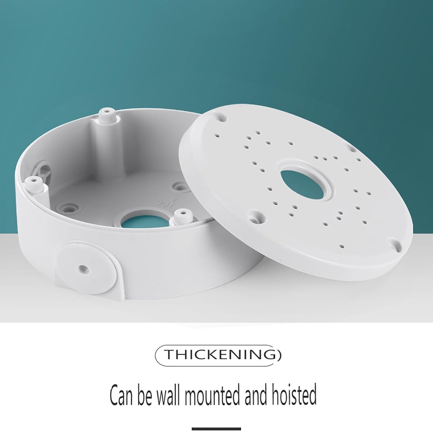 Universal Bullet Security Camera Junction Box Mount Bracket Plastic 2 Pack
