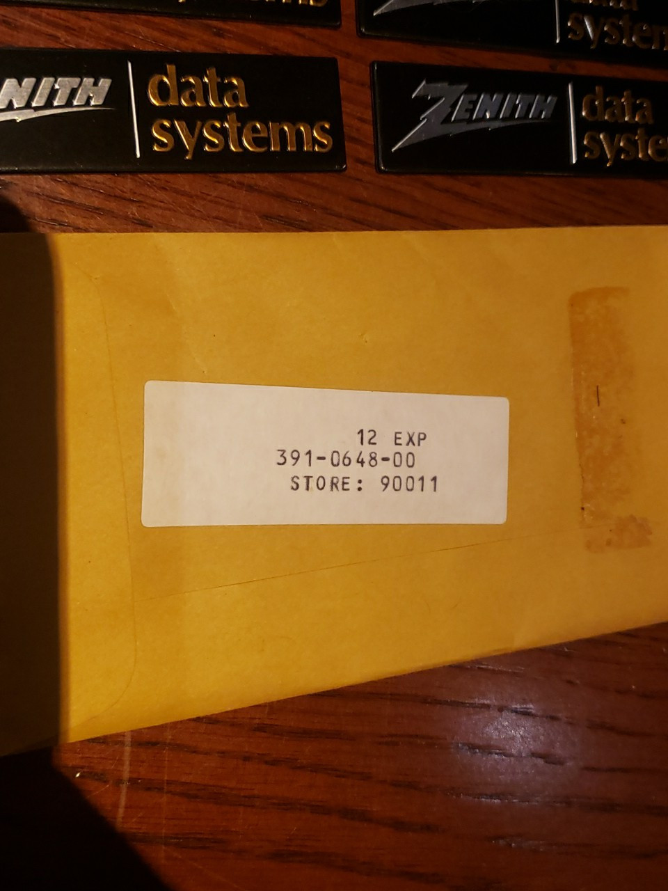 One New Heathkit Emblem #391-648 Zenith Data Systems NOS
