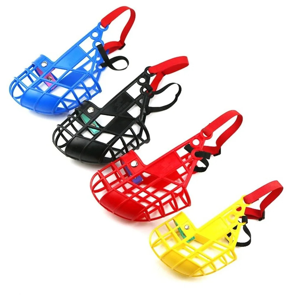Adjustable Anti-biting Mouth Cover Breathable Comfortable Dog Muzzle Buckle Bite