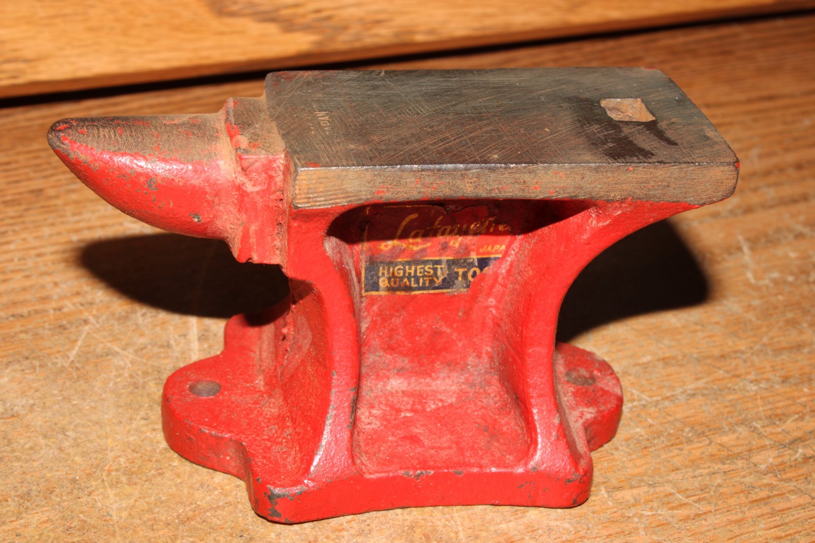 Vtg Lafayette Japan Mini Jewelers - Small Project Anvil 4.5" Mountable 1lb 13oz