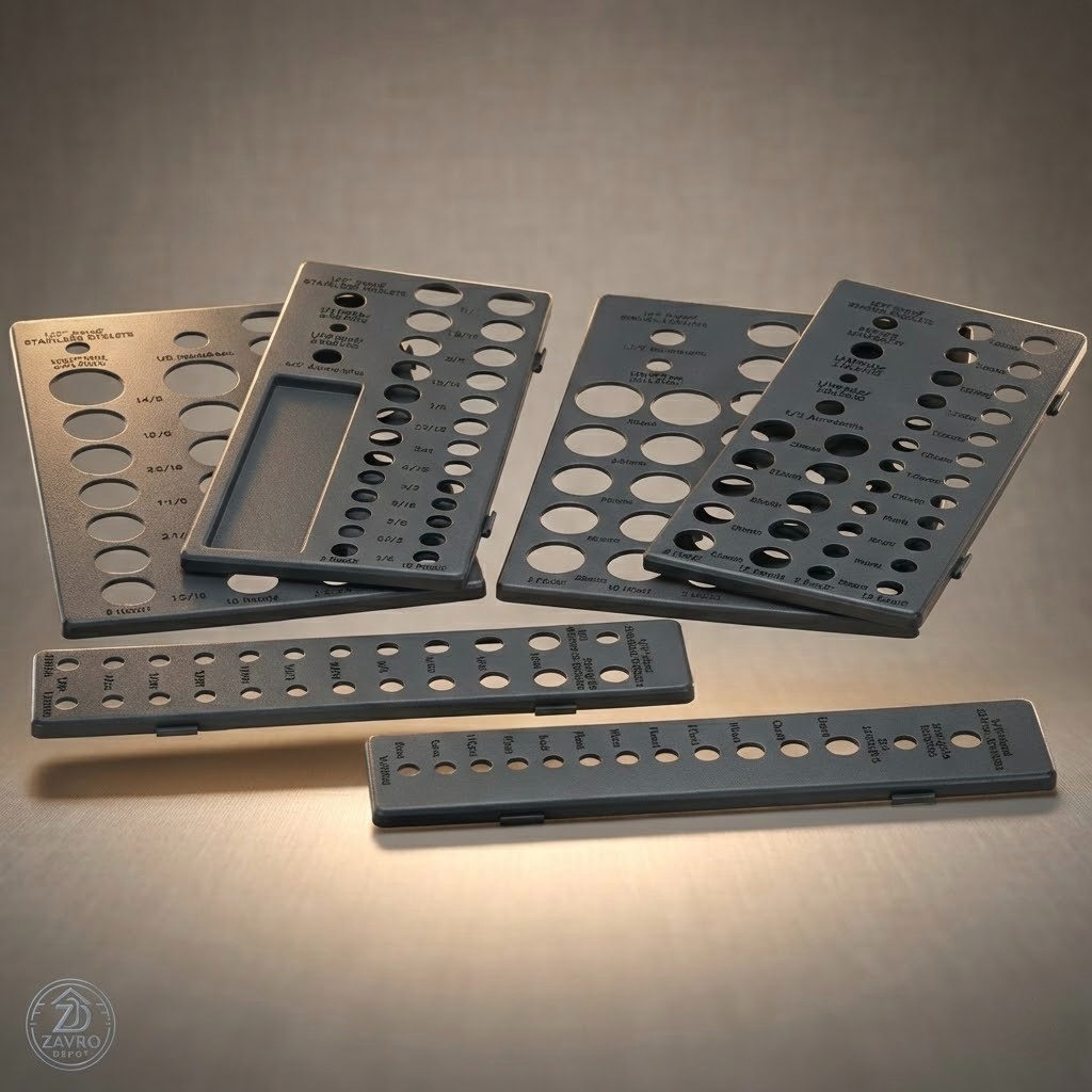 6-Piece Socket Drawer Organizer Set Tool Chest Organizer Tray Rack