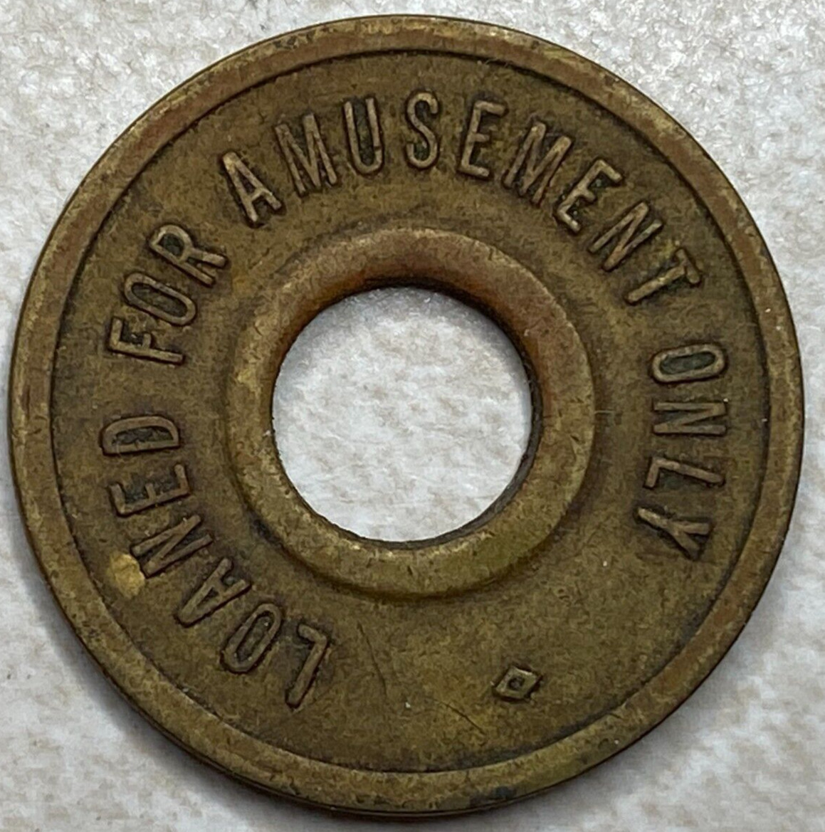 Amusement Only Arcade Trade Slot Token T4176