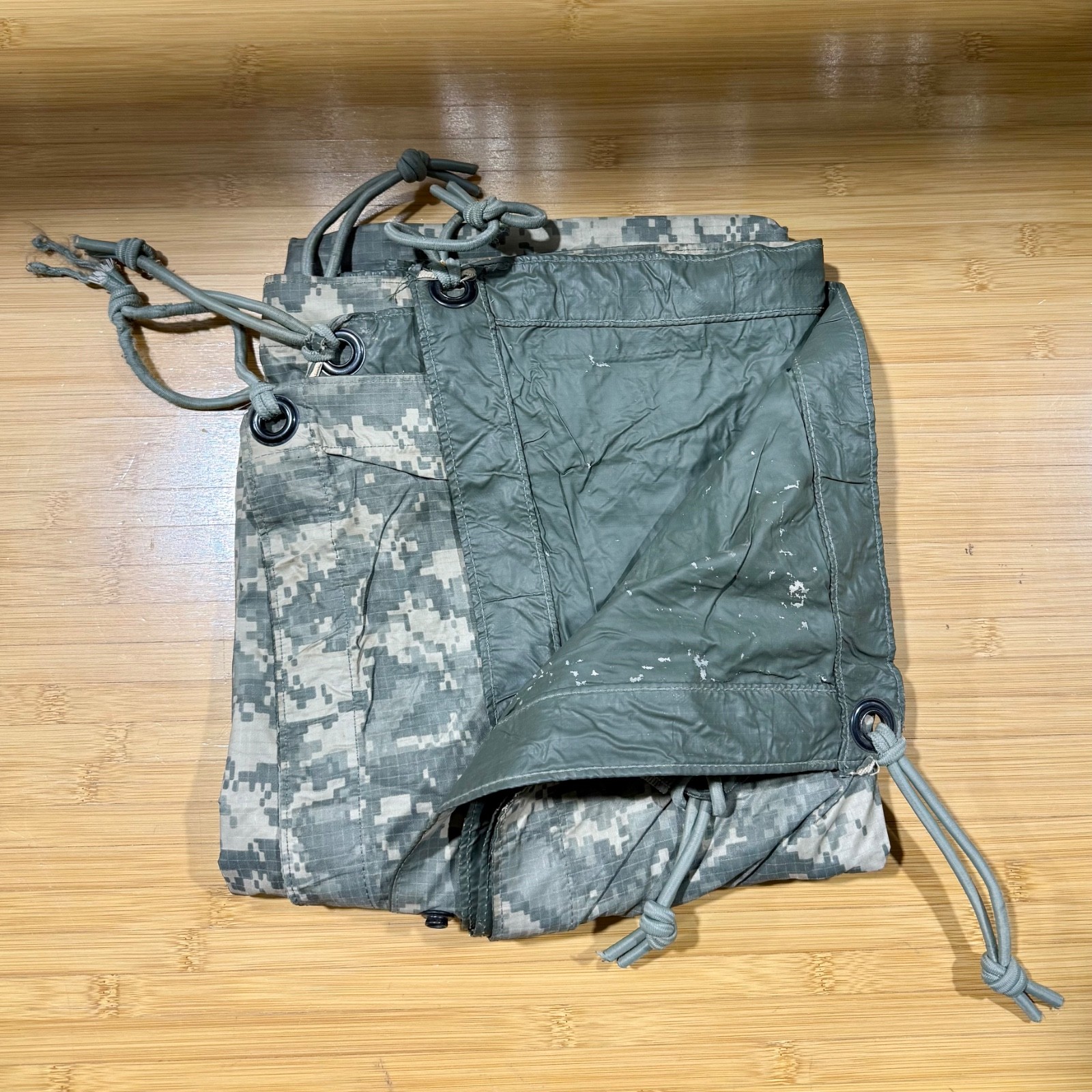 US Military Army Field Tarpaulin ACU Green Reversible Tarp 90" x 80" Fair