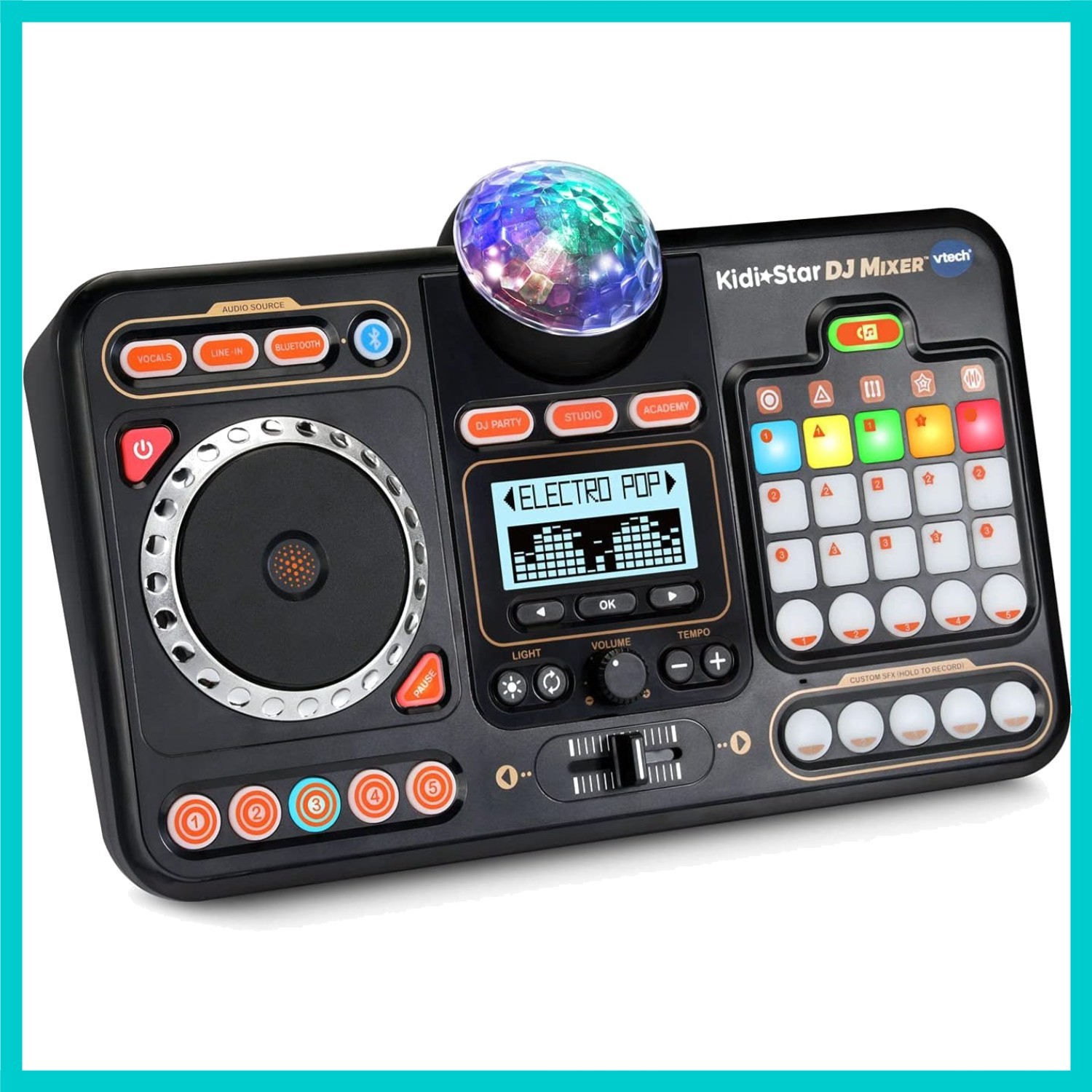 Kidi Star 2-Channel DJ Mixer - Inspire Creativity with Bluetooth Connectivity