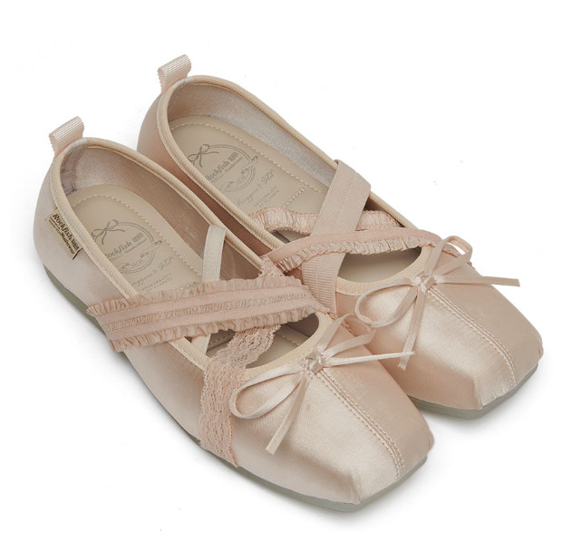 Rockfish Weatherwear Banding Ballet Flats Women Lifestyle Casual Shoes Pink NWT