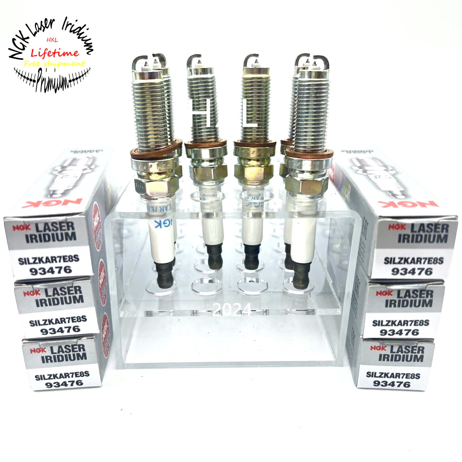 6x Land Rover Range Sport Velar LR4 Genuine Spark Plug 3.0 V6 LR050998 NGK 93476