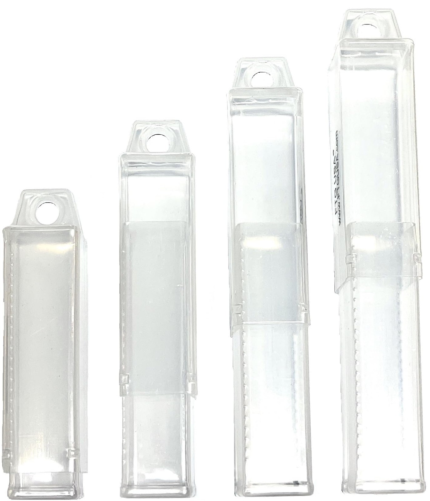 FTG USA Storage Container 4 Medium (4.8 x 1.2 x inches), Translucent