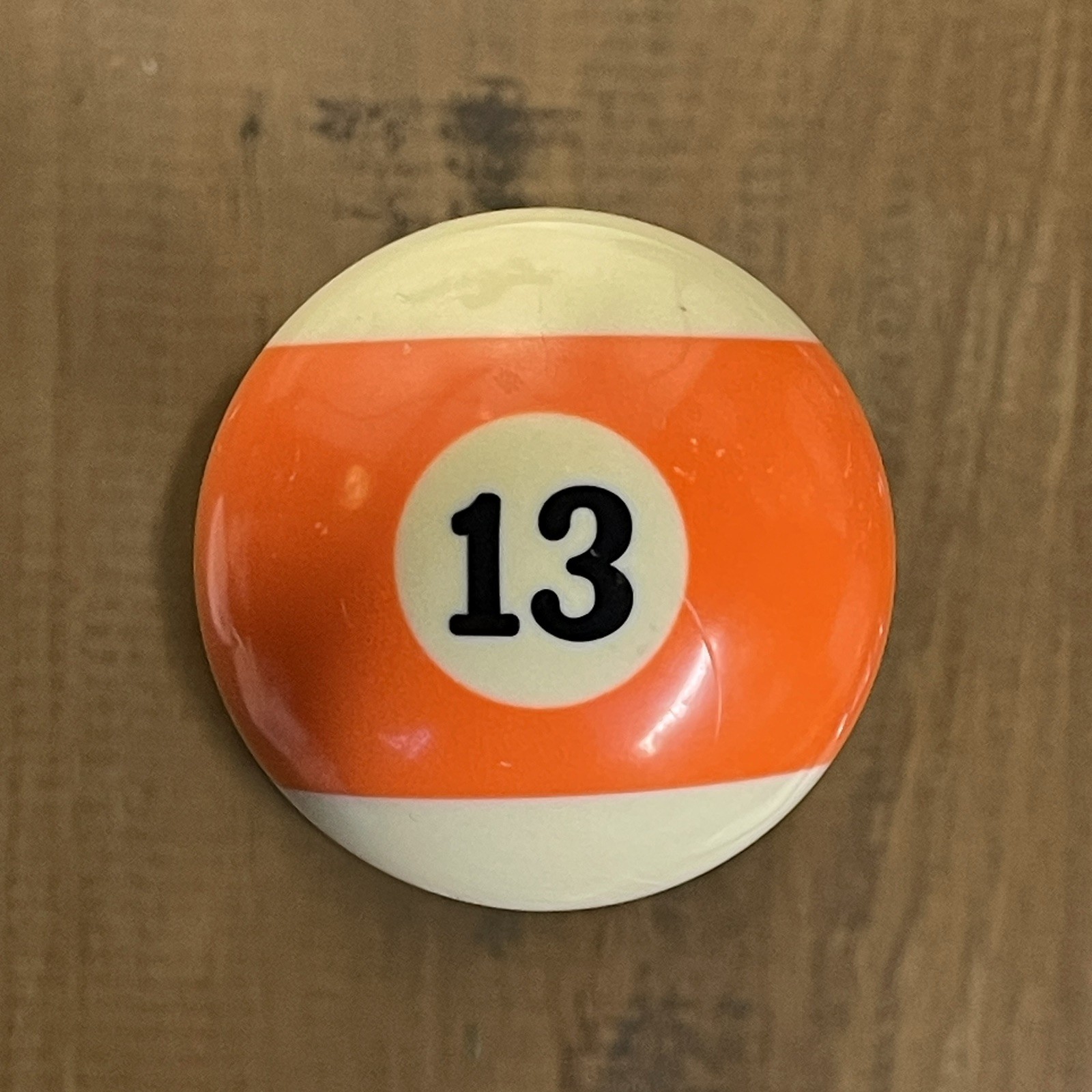 Vintage 13 Thirteen Ball Billiard Ball