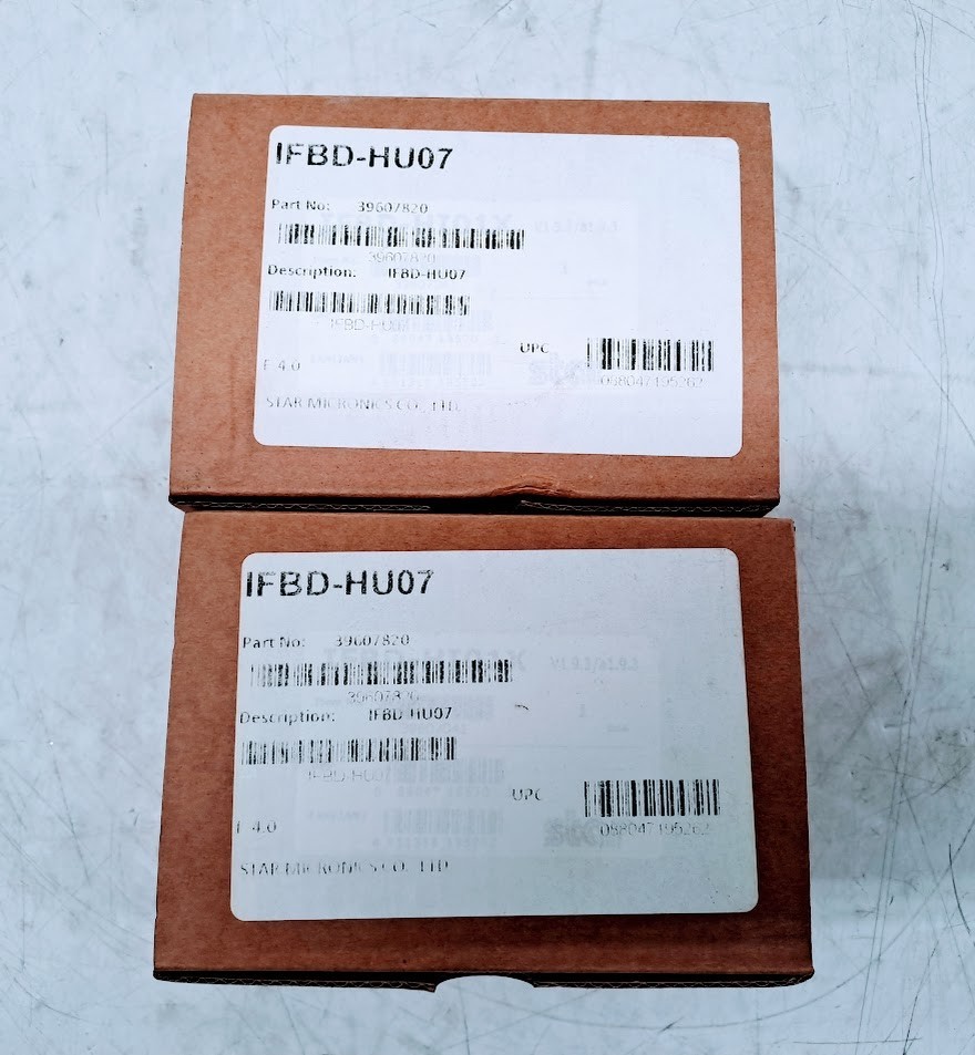Lot of 2 Star Micronics USB Interface Board IFBD-HU07 POS PRINTER ADAPTER