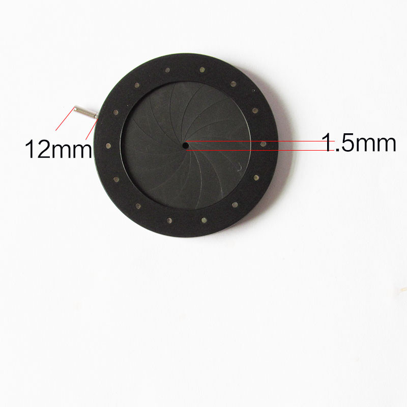 Optics Iris 1.5-34mm Diaphragm Aperture 49mm Outer Diameter for Limiting Light