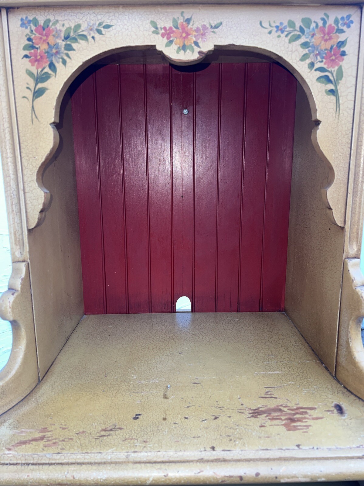 Antique Gossip Bench Telephone/Puppet/Homework Or Entryway Stand UNIQUE!