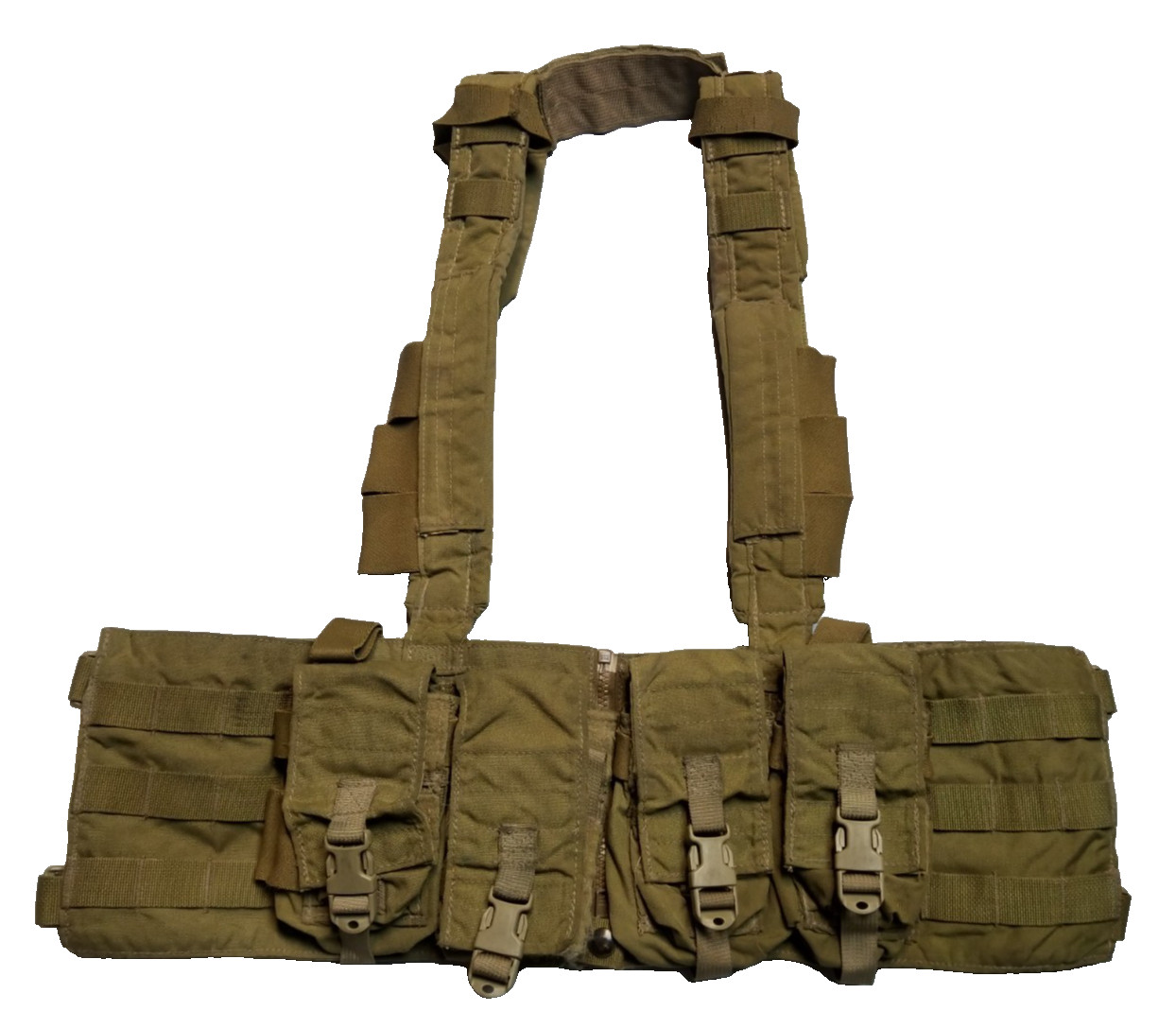 US Military Eagle Industries Multi-Purpose Split Front Chest Rig MPCR - Khaki