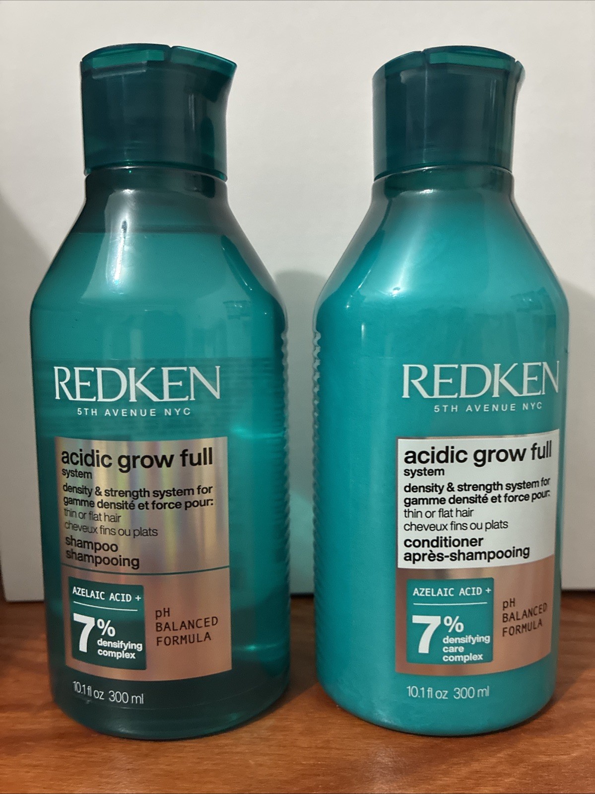 Redken Acidic Grow Full Shampoo & Conditioner 10.1 0Z/ for Thin Hair~2x stronger