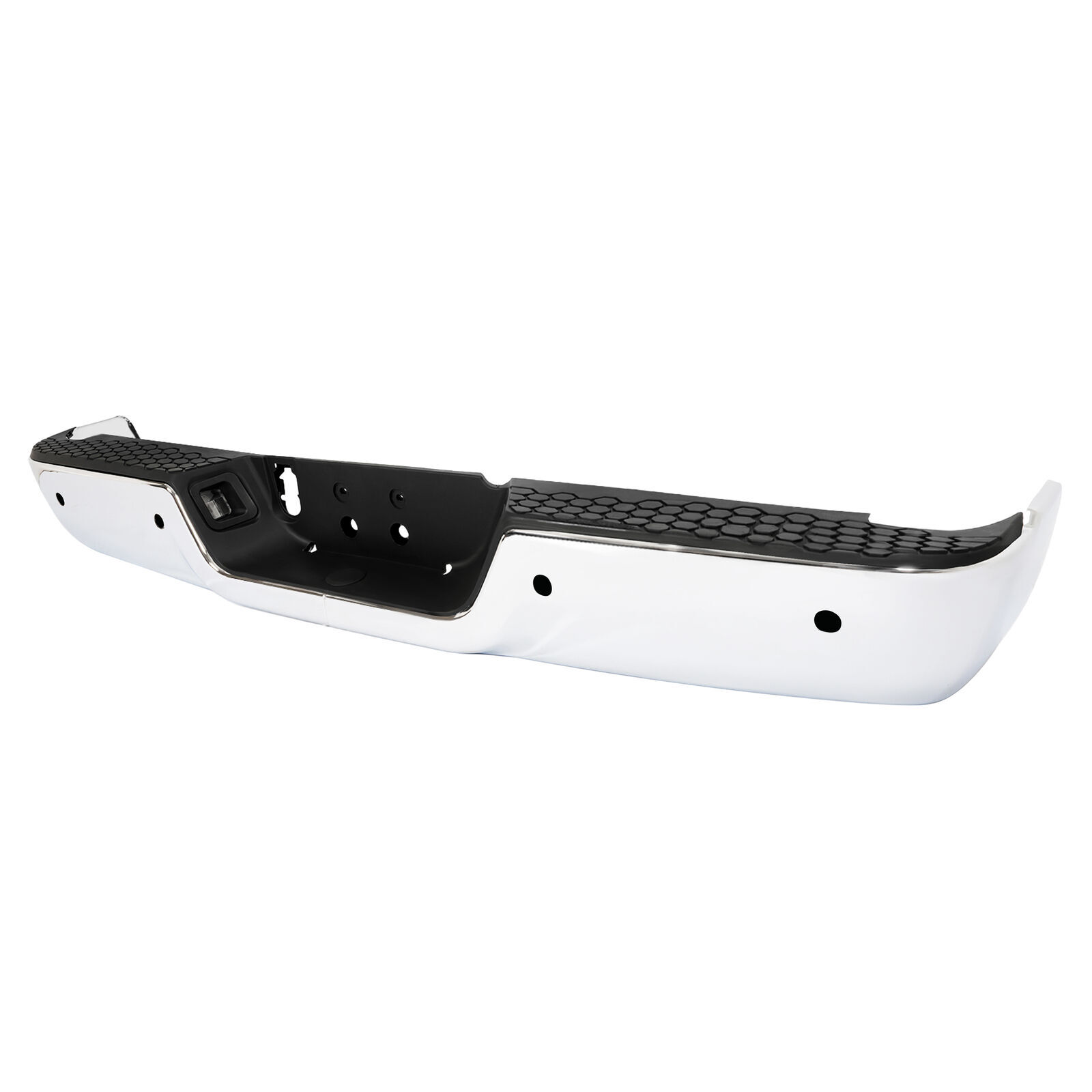Chrome Rear Bumper Assembly For Ram 2500 3500 2013-2018 With Sensor Holes