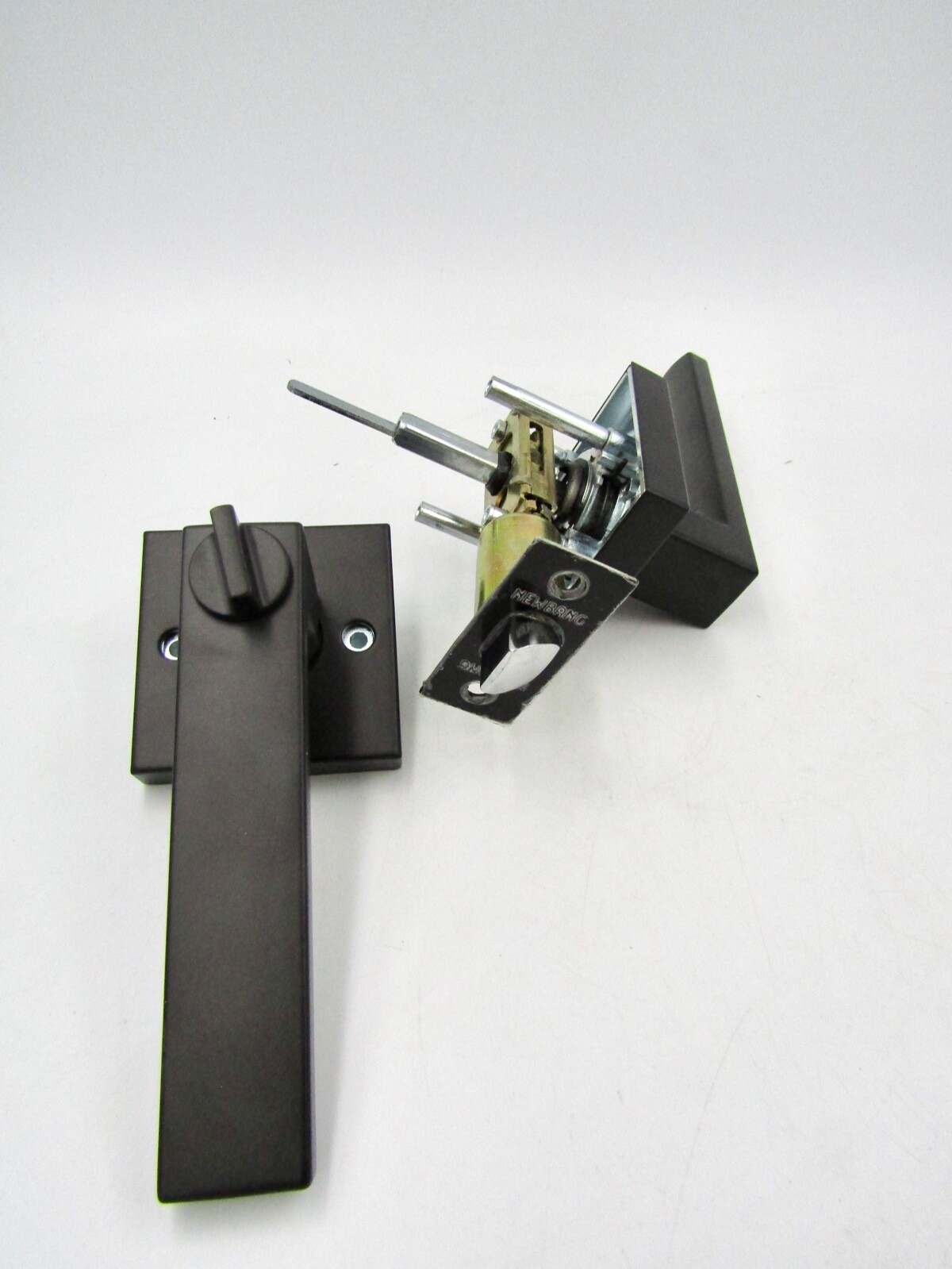 NEWBANG Solid Door Lever Handle Matte Black Finish, New in Box