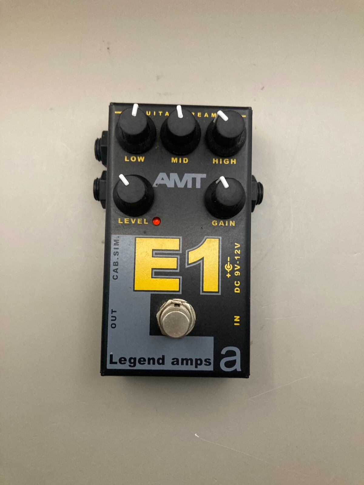 AMT Electronics Legend Amps Series E1 Distortion Guitar Effects Pedal