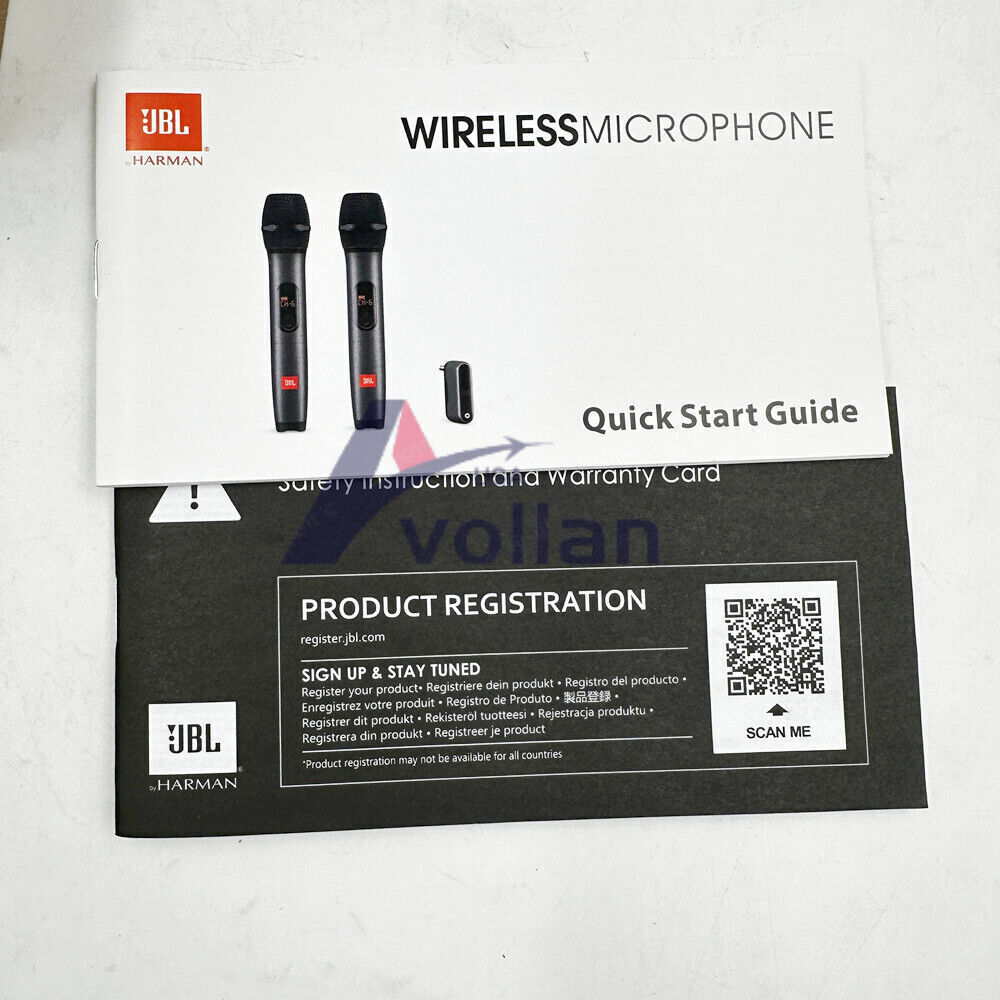 JBLWIRELESSMICAM 2 Wireless Dynamic Microphones with Receiver New TX stock
