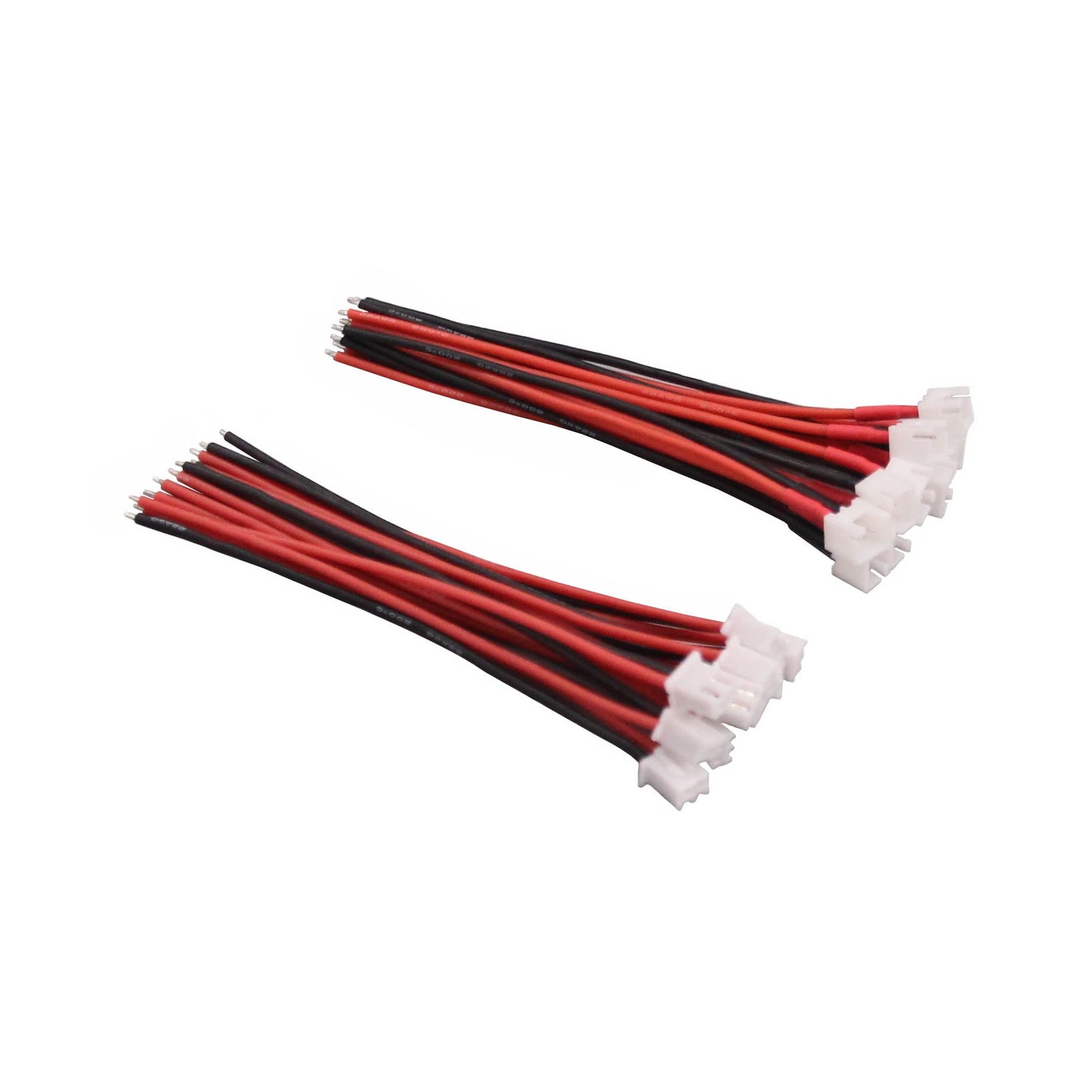 OliYin 10pairs JST-XH 2.54mm 1S 2 Pin Balance Plug Lead Socket Multicolor