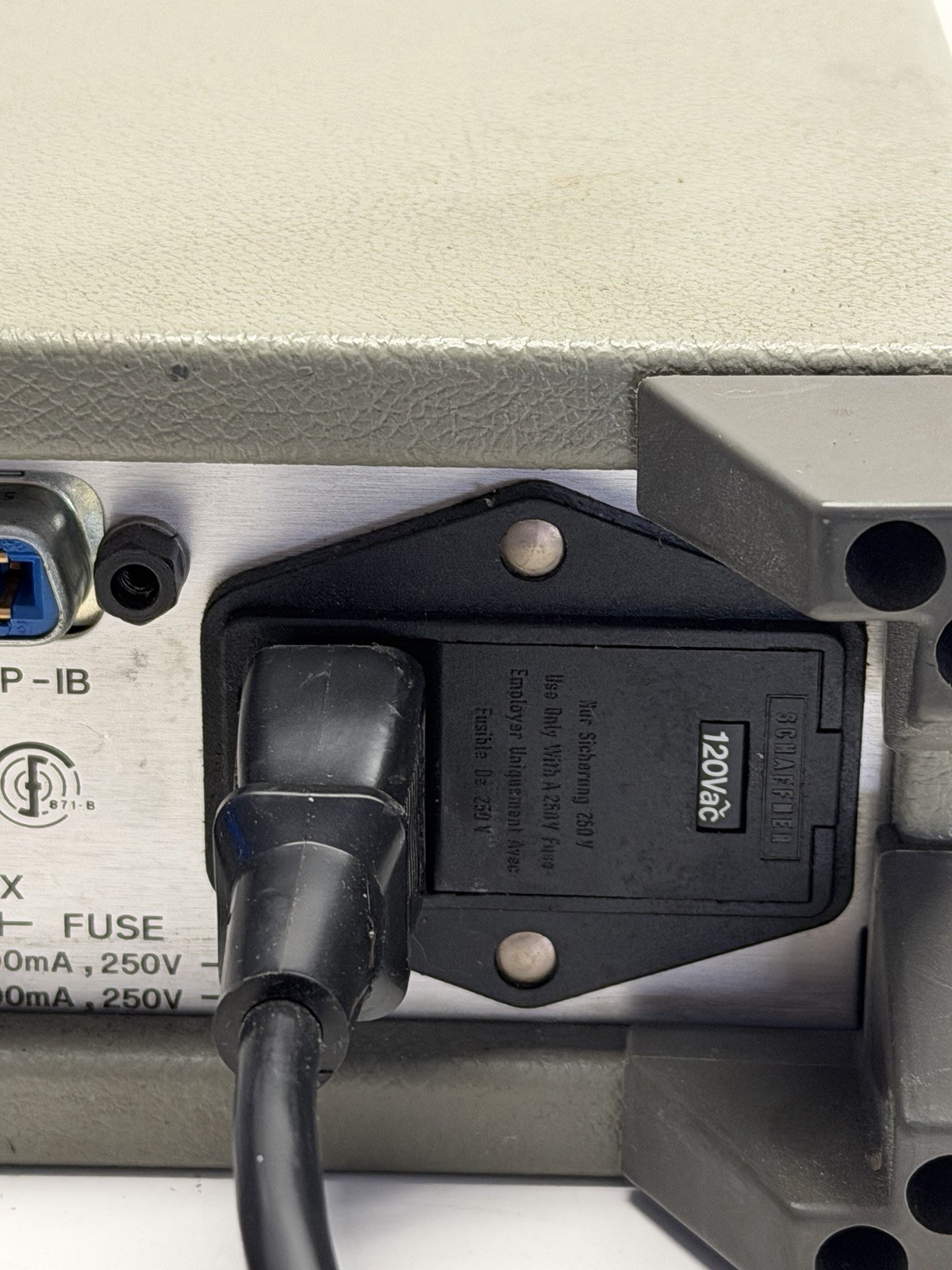 HP 8152A Optical Average Power Meter - Power tested, functions untested