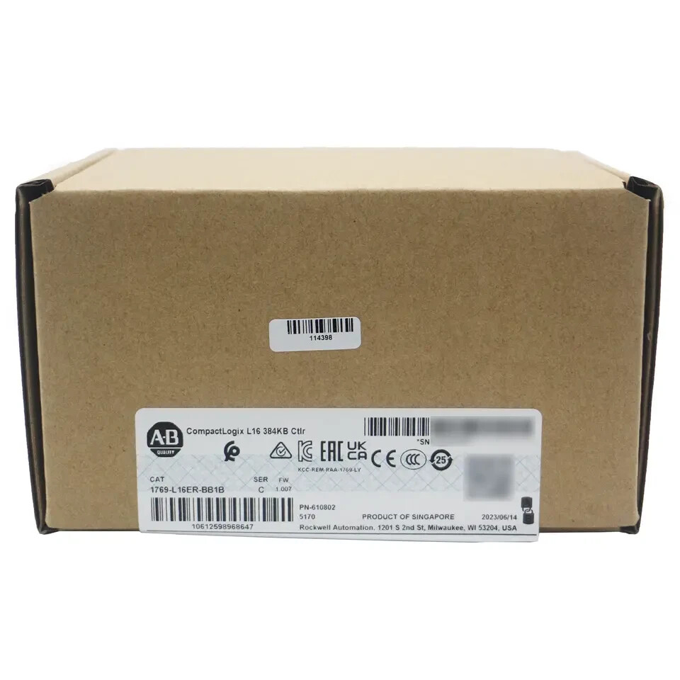 New  1769-L16ER-BB1B CompactLogix L16 384KB Controller 24 VDC