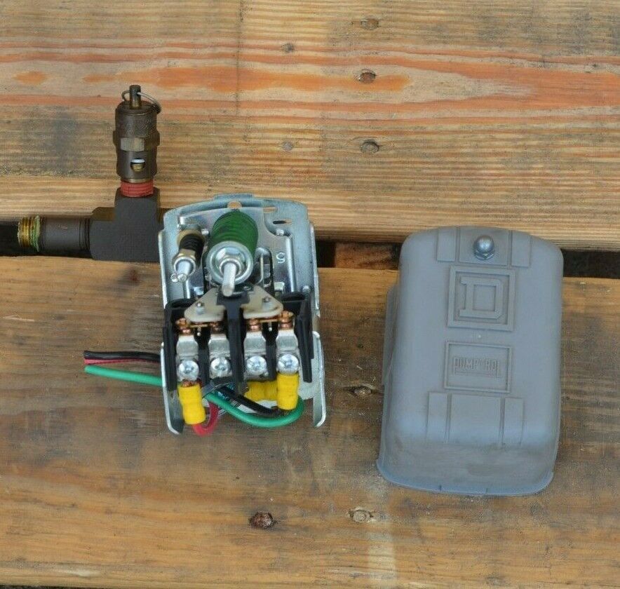 Low Voltage Pressure Switch & Safety Relief Valve | Tech West Dental Compressor