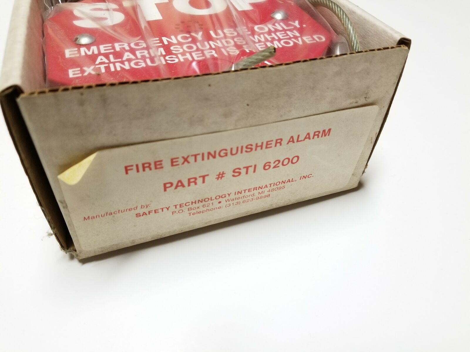 Safety Technology STI-6200 Fire Extinguisher Alarm