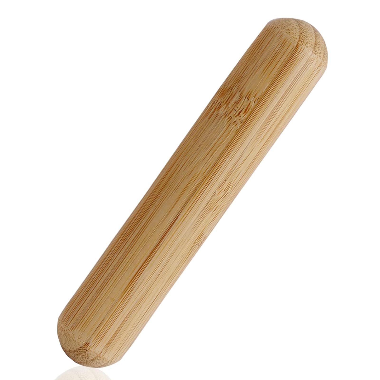 5Pcs Bamboo Massage Sticks Set, Guasha Sticks,Bamboo Natural Color