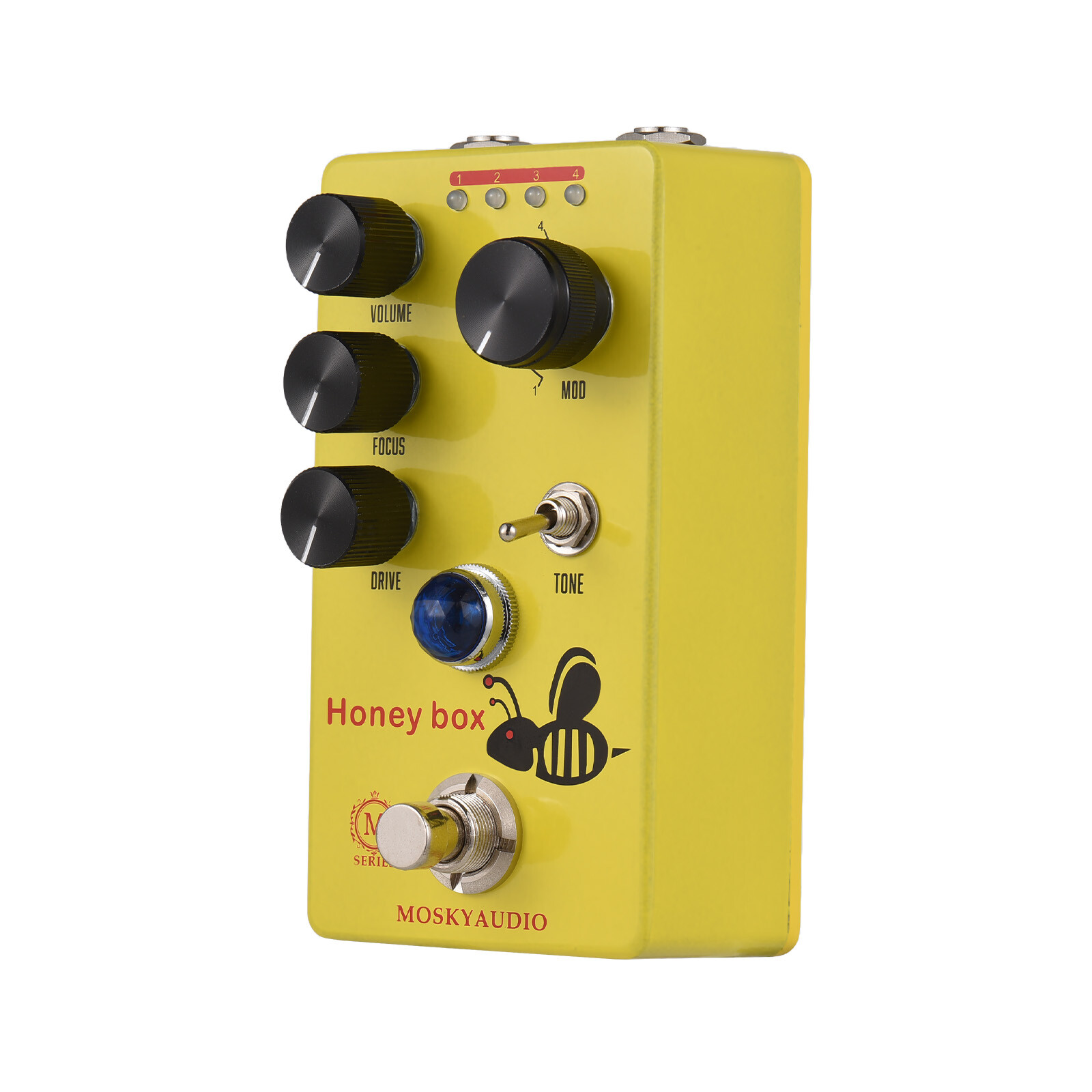 MOSKYAUDIO HONEY BOX DRIVE Guitar Overdrive Effect Pedal  Drive  F3V2