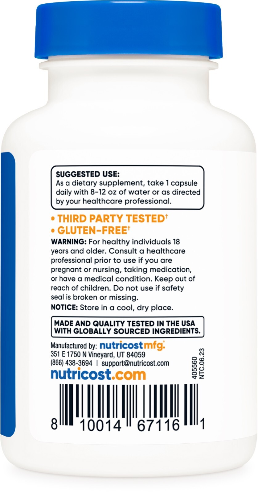 Nutricost Aloe Vera 100mg 120 Capsules - Gluten Free, Non-GMO & Vegetarian