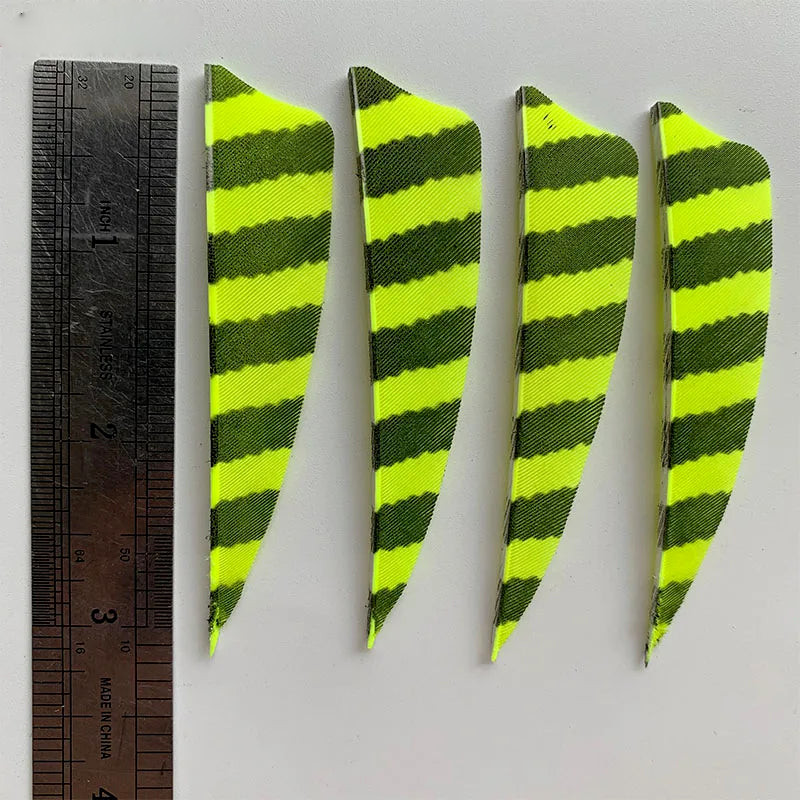 50pcs 3" 4" 5" Shield  Left Wing Right Wing  RW  Fletch Feathers Accessories