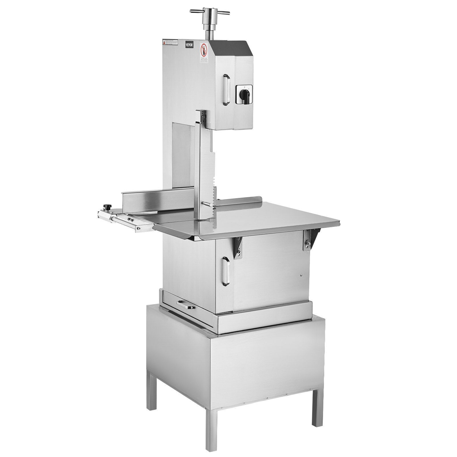 24.4x20.5in Workbench&6 Blades&0.16-8.7in Cut&2200W Meat Bandsaw
