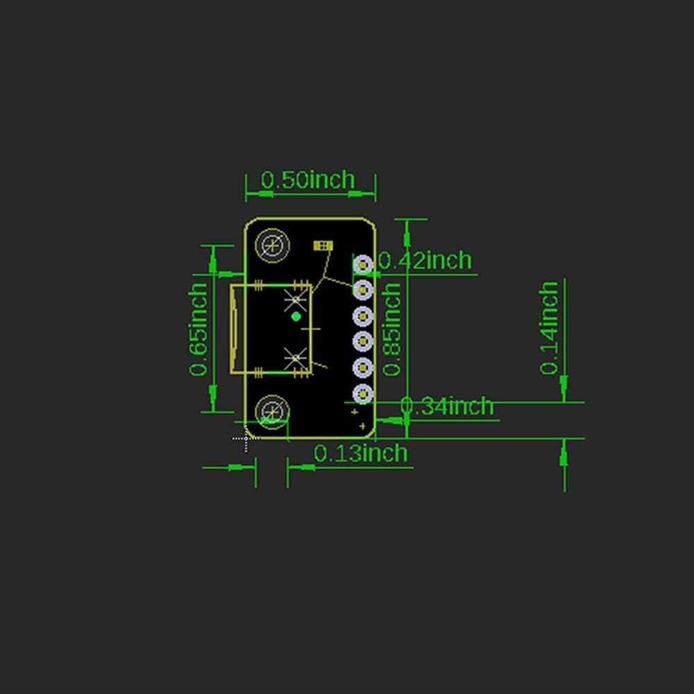 4pcs High Power USB Type-C Breakout Board with Immersion Gold PCB Connector