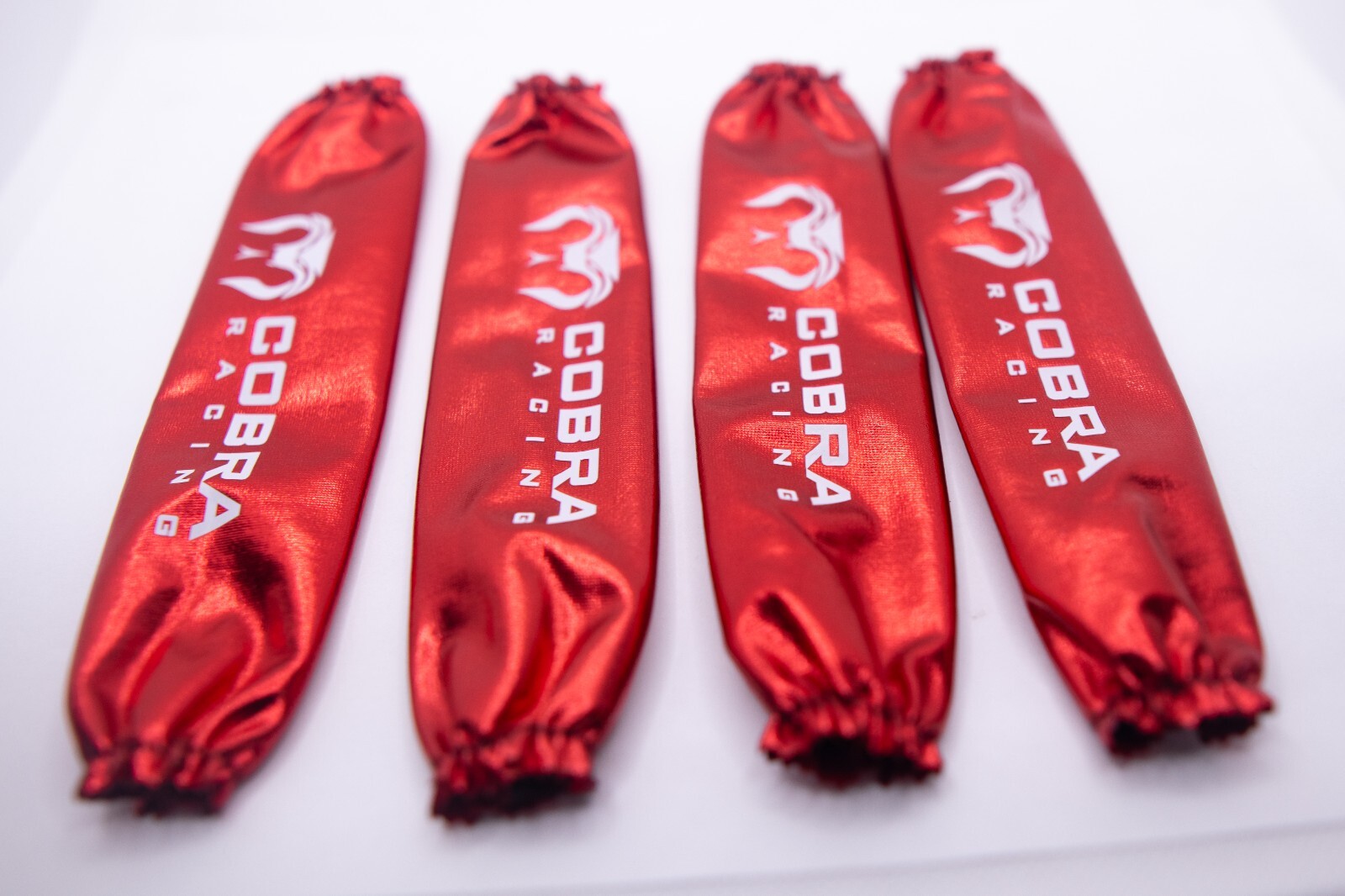 Shock Dust Covers For Traxxas X-Maxx (XMaxx), XRT, Kraton, Losi, etc... RED