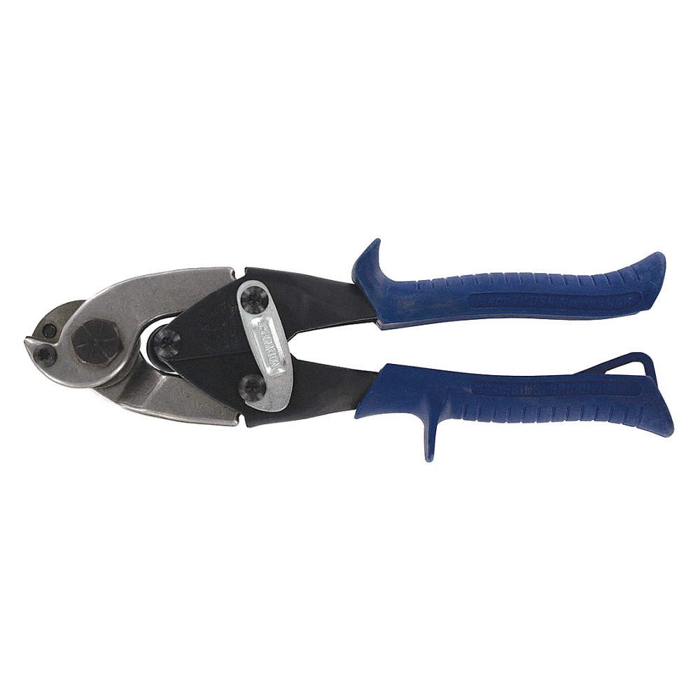MIDWEST SNIPS MWT-6300 Cable Cutter,Anvil Cut,Steel Handle,9" L 34RF87