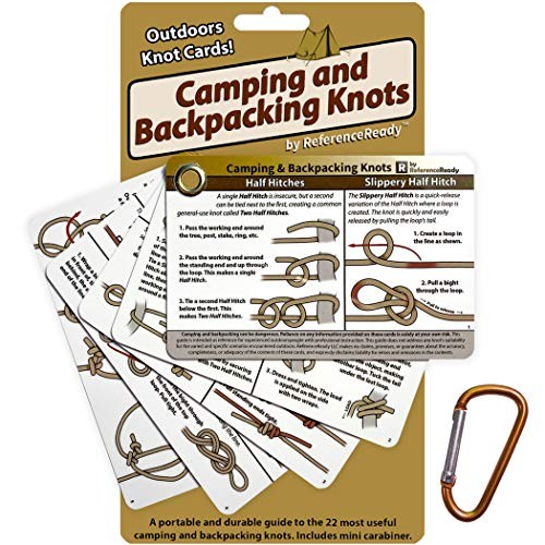 ReferenceReady Knot Tying Guide Waterproof Pocket Cards