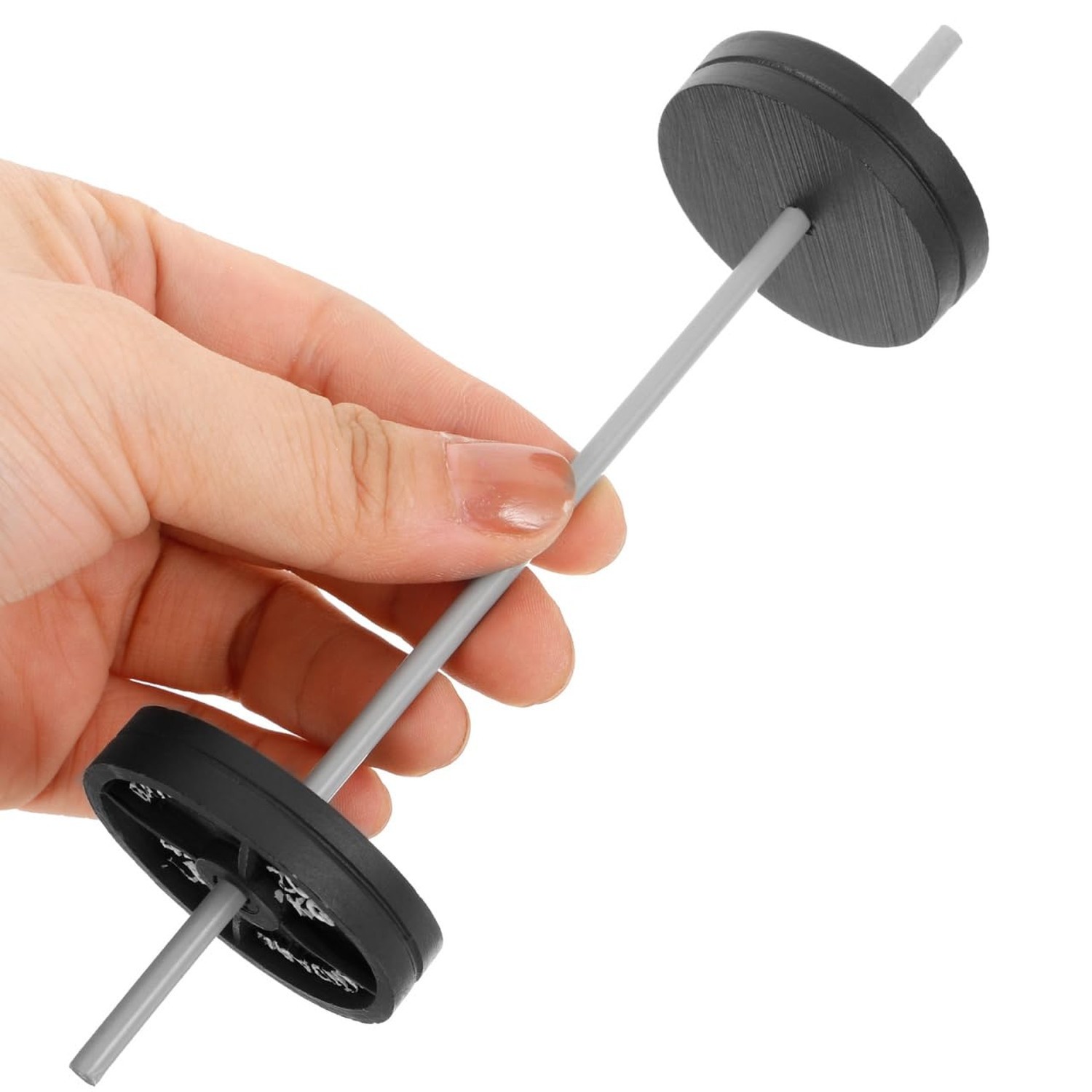 Dollhouse Barbell Miniature Dumbbell Dollhouse Gym Mini Fitness Equipment Mod...