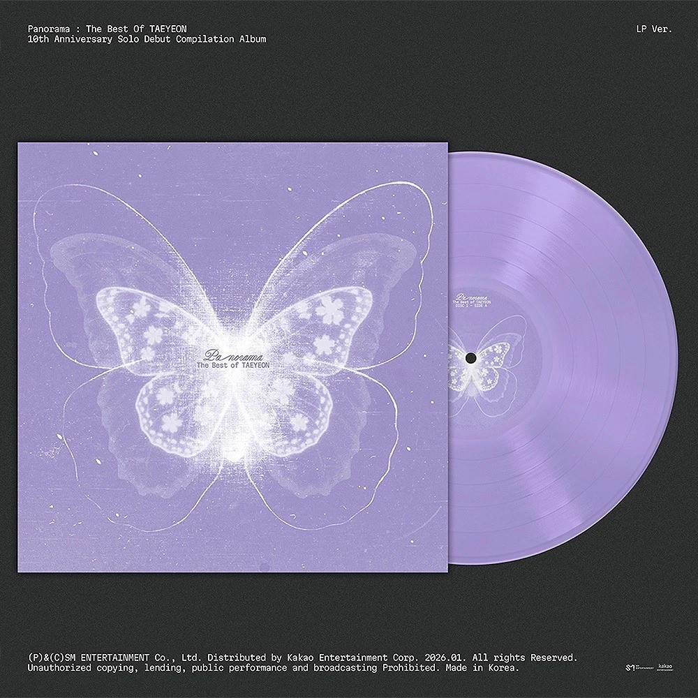 TAEYEON [PANORAMA:THE BEST OF TAEYEON] Album LP Ver/2Vinyl+Booklet+7 Poster+GIFT