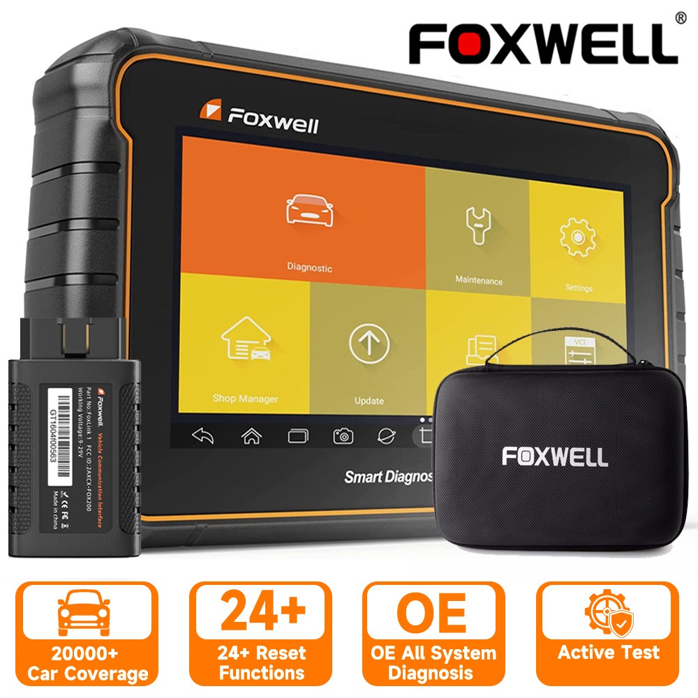 FOXWELL GT60 All System OBD2 Scanner Bidirectional Diagnostic BT TPMS DPF