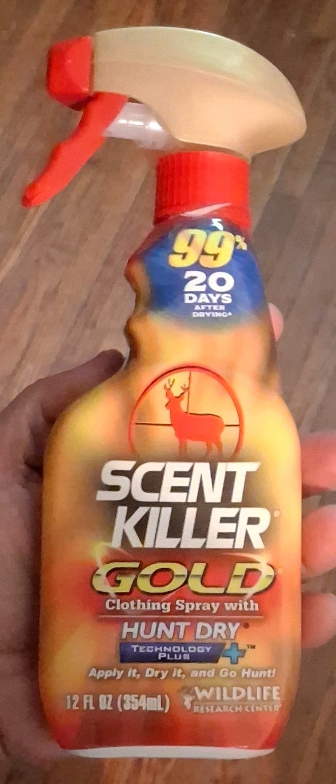 Scent Killer Gold Clothing and Boot Spray 12 Ounce