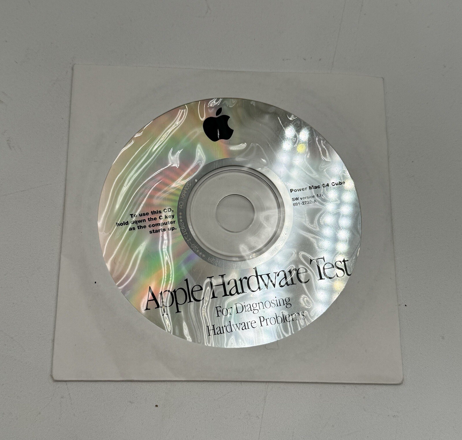 Apple Hardware Test Version 1.0 CD Software