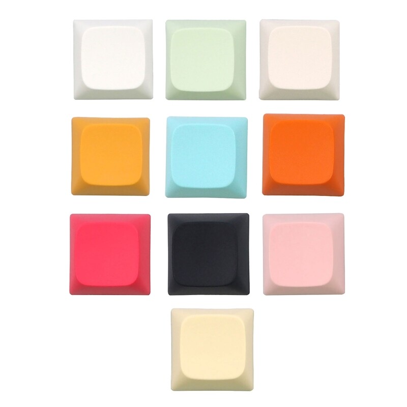 20PCS XDA 1U 1X No Engraved PBT Blank Keycap for Mechanical Keyboard